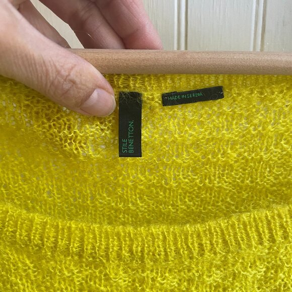 Vintage Stile Benetton Wool-blend Sweater - Picture 2 of 7